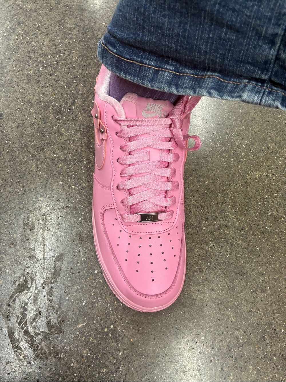 Nike Pink Women's Low-Top Athletic Sneakers - Picture 7 of 10